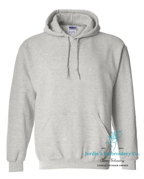 Grandma Embroidered Hoodie with Onsies and Footprint
