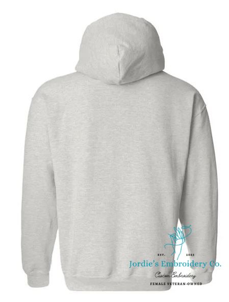 Grandma Embroidered Hoodie with Onsies and Footprint