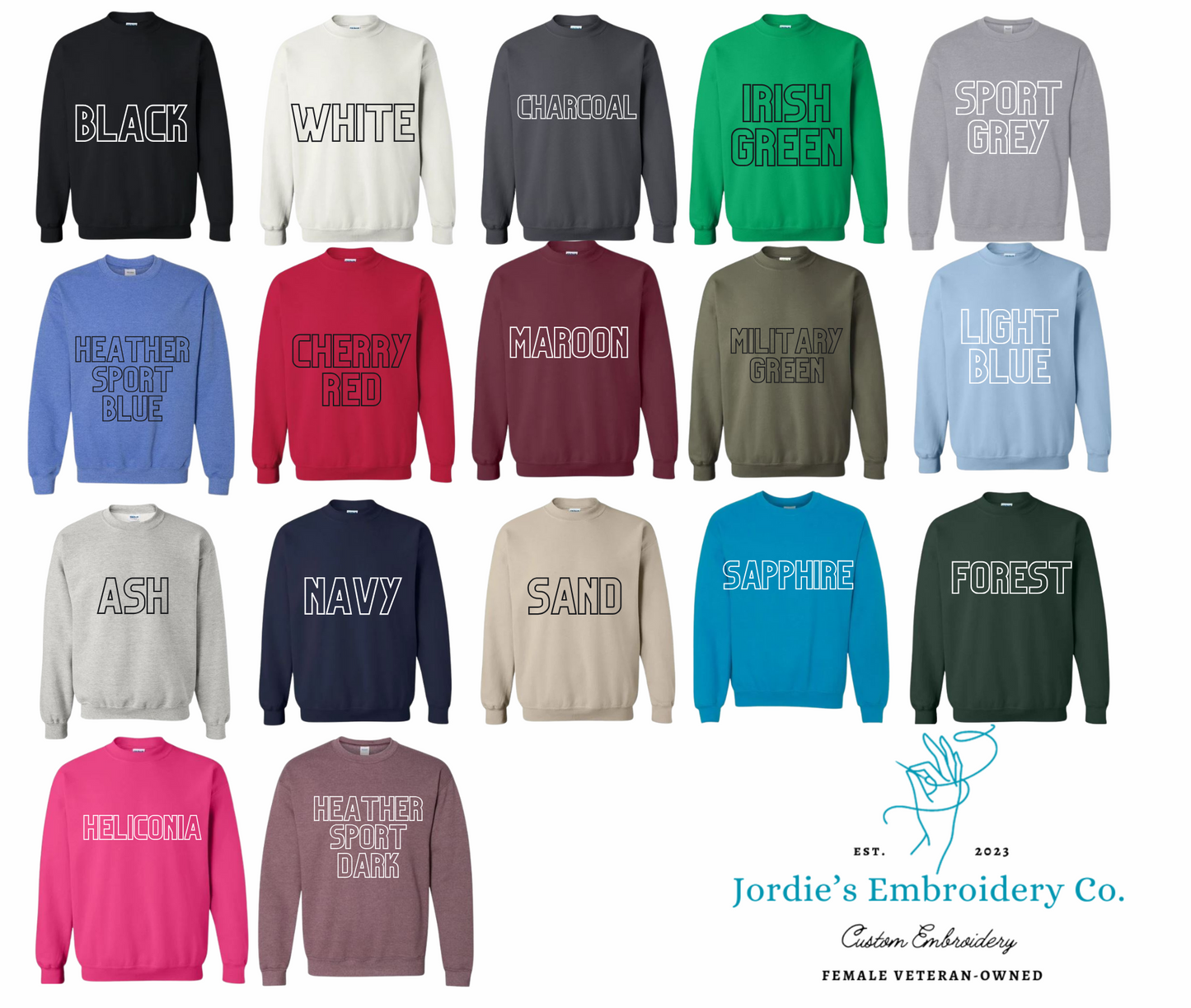 Misadventure Awaits Custom Embroidered Crewneck