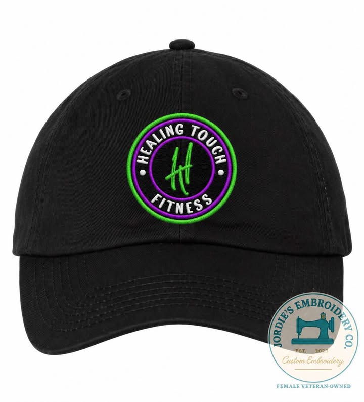 Healing Touch Fitness Classic Dad Cap Custom Embroidered