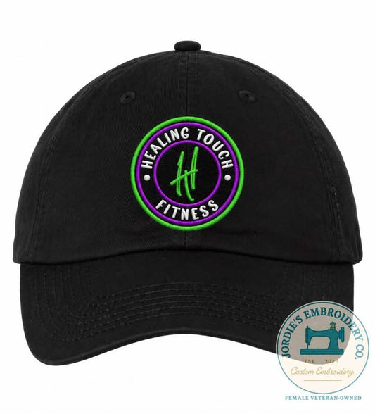 Healing Touch Fitness Classic Dad Cap Custom Embroidered