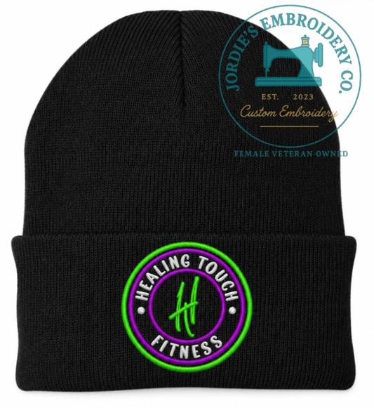 Healing Touch Fitness Custom Embroidered Beanie