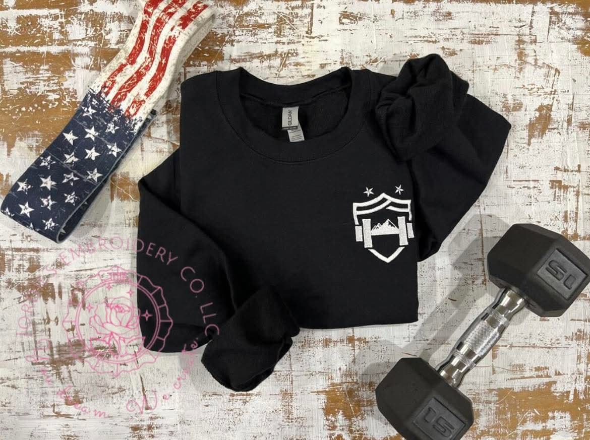 JSHIRLEY Fitness Custom Embroidered Hoodie