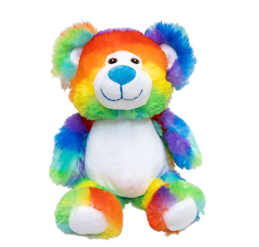 Stuffy Collection - Custom Embroidery Rainbow Bear Stuffed Animal