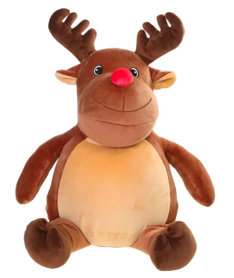 Stuffy Collection - Custom Embroidery Reindeer Stuffed Animal