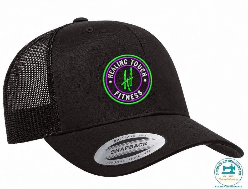 Healing Touch Fitness Custom Embroidered Snapback Cap