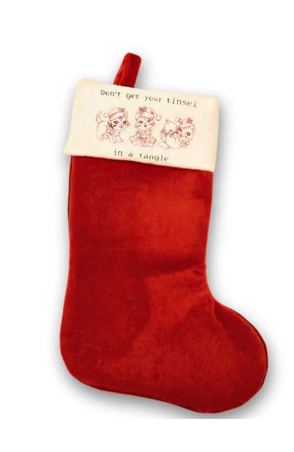 Stocking for Christmas Custom Embroidered