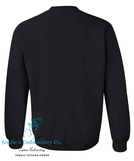 Misadventure Awaits Custom Embroidered Crewneck
