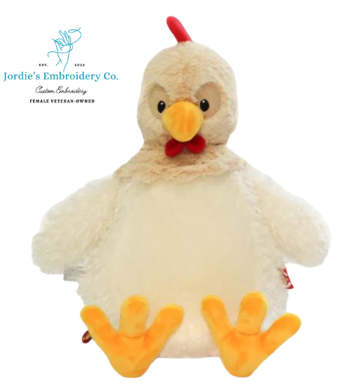 Stuffy Collection - Custom Embroidery Chicken Stuffed Animal