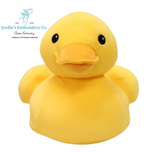 Stuffy Collection - Custom Embroidery Squishy Duck Buddy Stuffed Animal