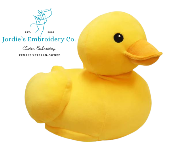 Stuffy Collection - Custom Embroidery Squishy Duck Buddy Stuffed Animal