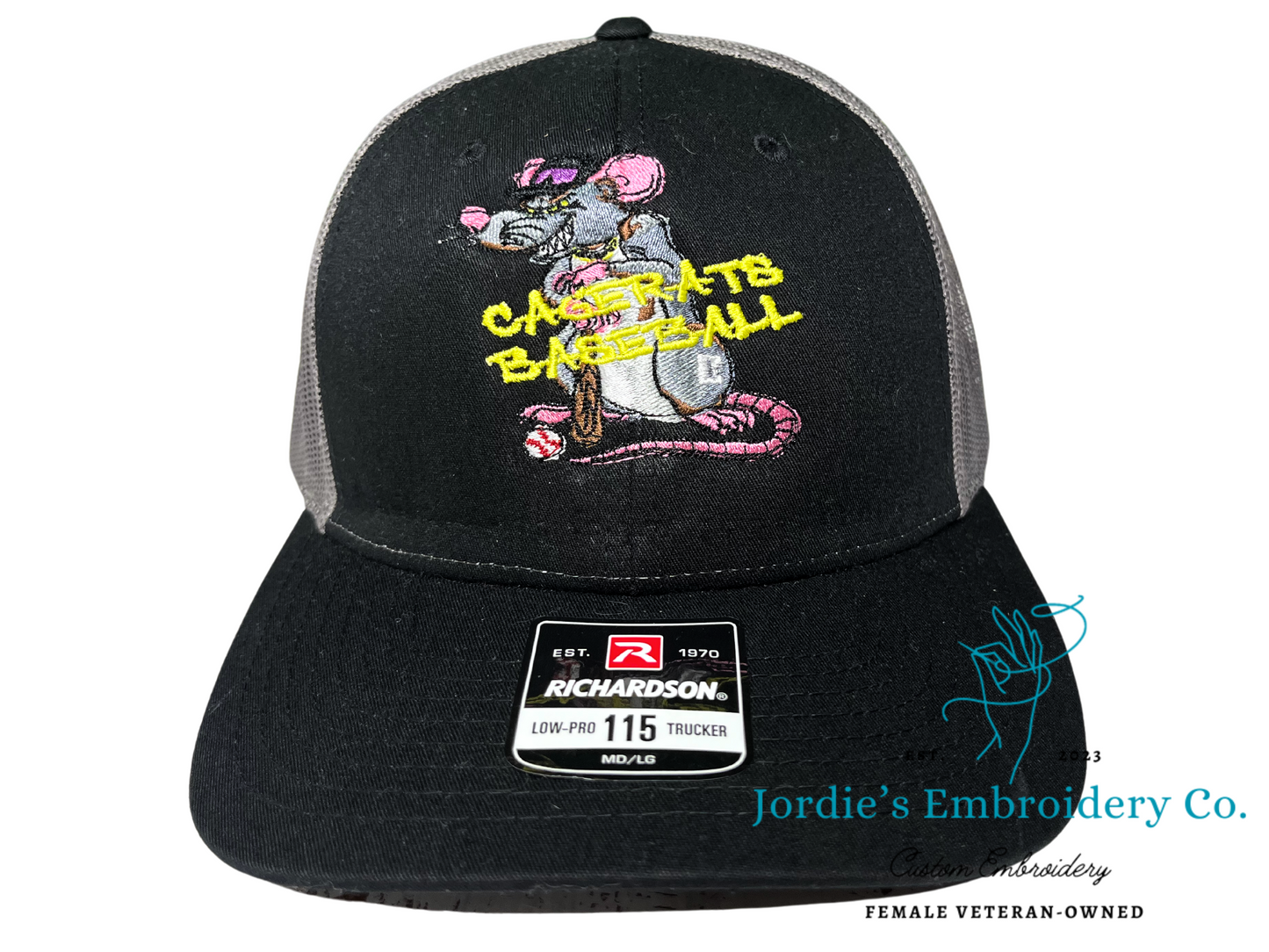 Hat or Baseball Cap Embroidery Services