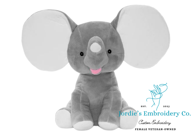 Stuffy Collection - Custom Embroidery Elephant Stuffed Animal