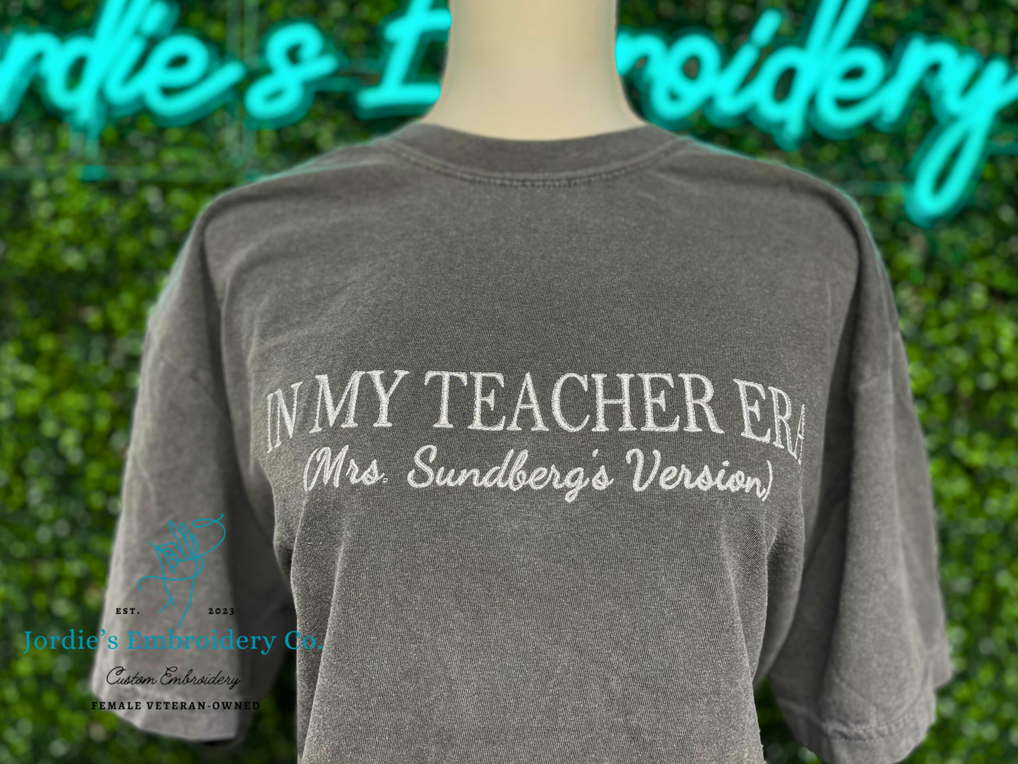 In my Teacher Era Comfort Color Tee