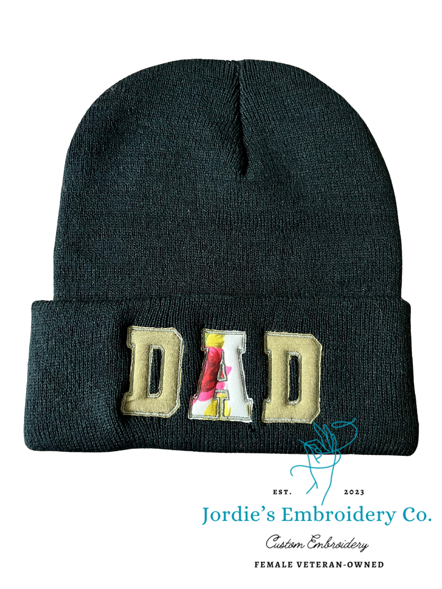 Beanie with Onsie Custom Embroidered