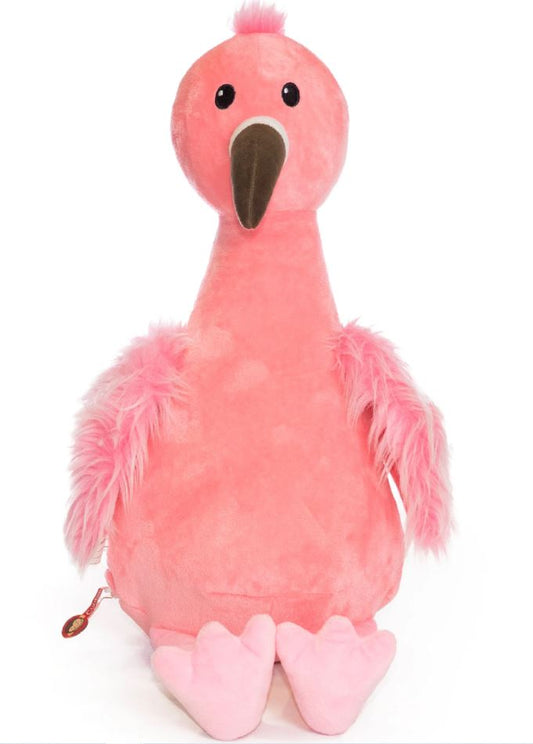 Stuffy Collection - Custom Embroidery Flamingo Stuffed Animal