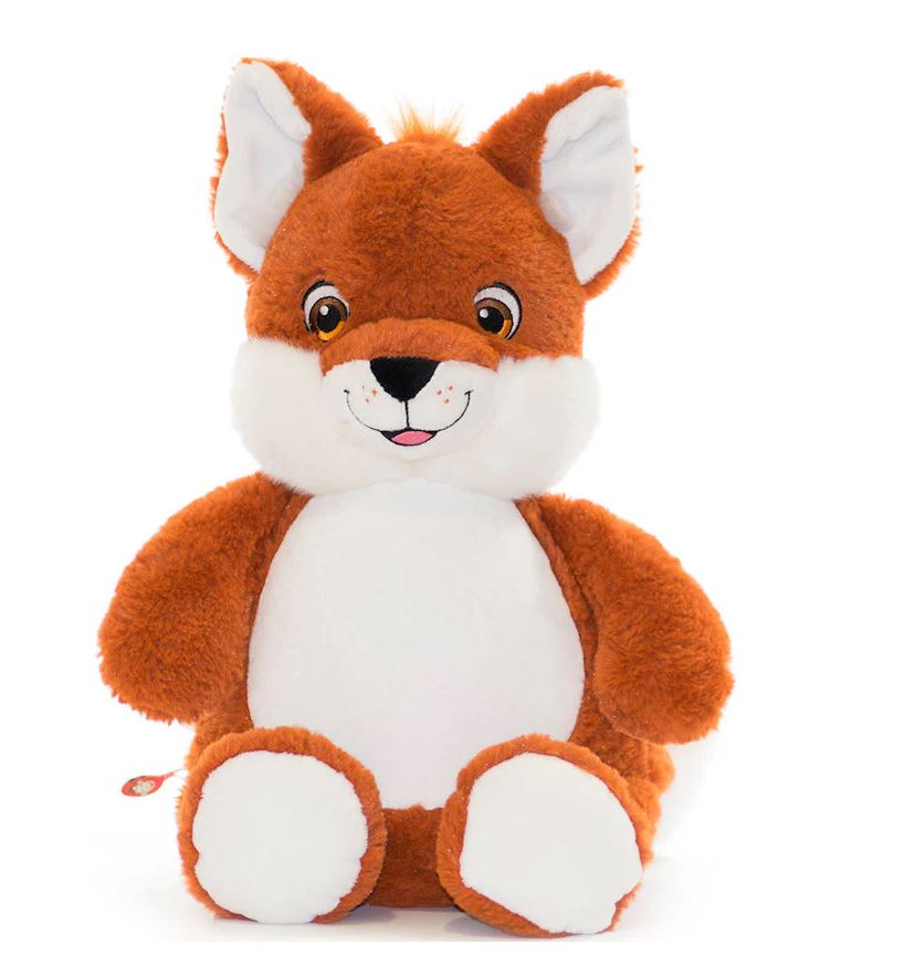 Stuffy Collection - Custom Embroidery Fox Stuffed Animal