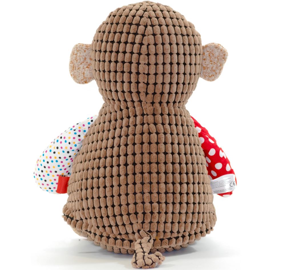 Stuffy Collection - Custom Embroidery Monkey Multi-Color Stuffed Animal