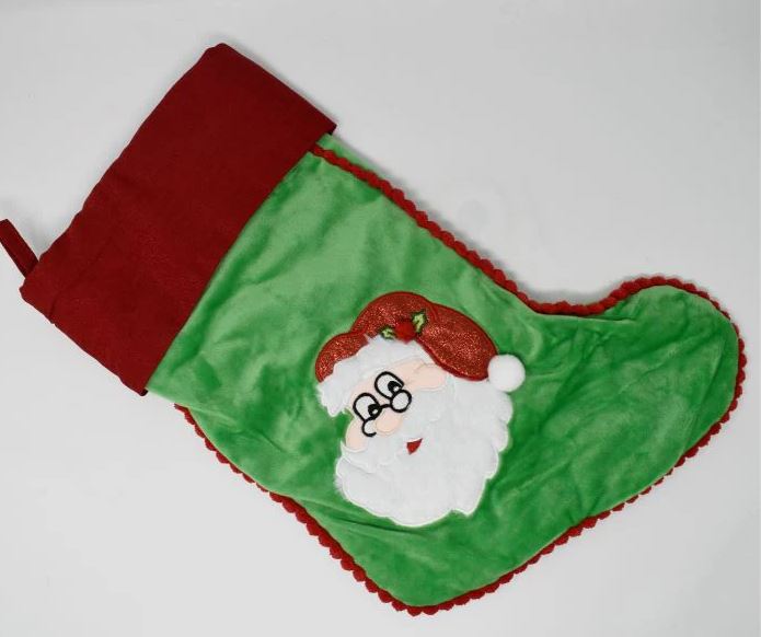 Festive Stocking for Christmas Custom Embroidered