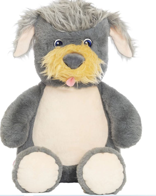 Stuffy Collection - Custom Embroidery Shaggy Terrier Stuffed Animal