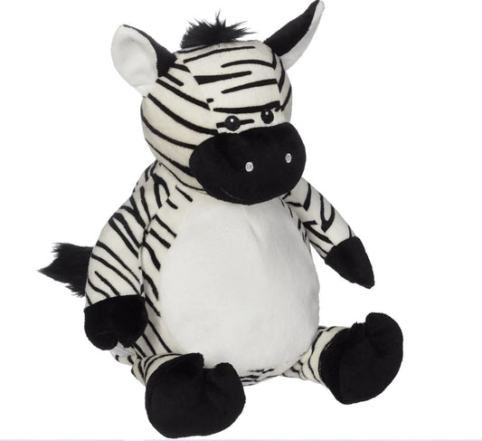 Stuffy Collection - Custom Embroidery Zebra Stuffed Animal