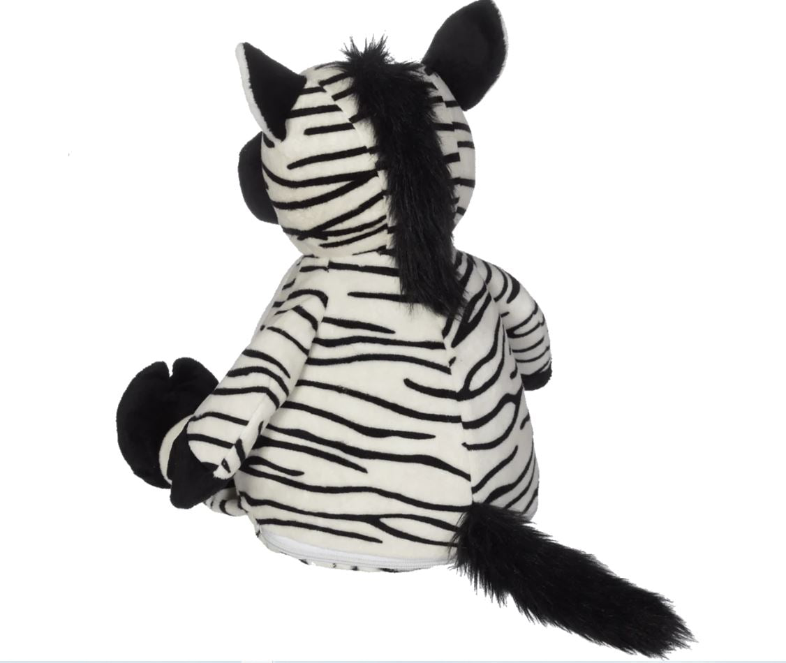 Stuffy Collection - Custom Embroidery Zebra Stuffed Animal